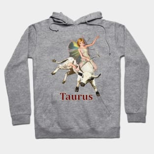 Taurus fairy girl riding a bull T-shirt Hoodie